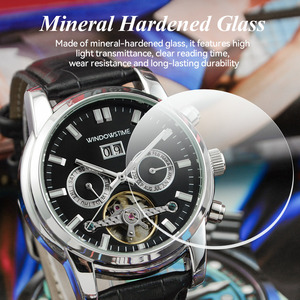 Windowslim người đàn ông xem xu hướng sang trọng thạch anh lịch không thấm nước uhren đa chức năng <span class=keywords><strong>Fancy</strong></span> Vòng đồng hồ cơ khí đồng hồ tự động - Product Image 2