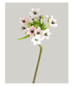 Fleur de velours artificielle d'intérieur, conçue par des fleuristes, simulant des lys et des fleurs de prunier. - Product Image 3