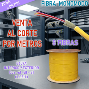 Cavo in Fibra Ottica Monomodale G657A per Interni ZONA SONYEK 8-Core, Tagliato su Misura per Reti - Product Image 3