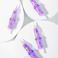 Aiguille de cartouche de maquillage permanent stérilisée en acier inoxydable à membrane jetable de qualité supérieure pour sourcils
