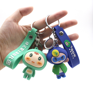 Bán Buôn Tùy Chỉnh Thiết Kế Phim Hoạt Hình Logo 3D/2D Động Vật Keychain Phụ Kiện Mềm Cao Su PVC Móc Khóa Quà Tặng Khuyến Mãi - Product Image 5