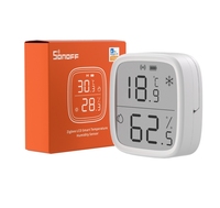 SONOFFSNZB-02DZigbee Sensor suhu dan kelembaban LCD cerdas untuk pemantauan Waktu Nyata penggunaan rumah tangga dengan layar LCD