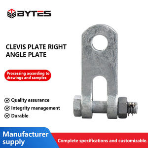 Bytes Clevis Plaat Haakse Plaat Pole Line Hardware Zs Type Right Angel Hang Plaat - Product Image 2