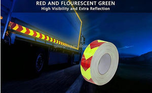 Fabrication en usine en gros autocollants d'avertissement de sécurité auto-adhésifs imperméables à haute réflexion PVC PET EGP ECE DOT--C2 hologramme - Product Image 3