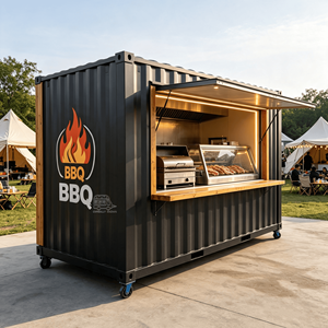 Lemonade Food Truck Shipping Container Shipping Container Food Trailer Container <b>Bar</b> Restaurant - Product Image 6