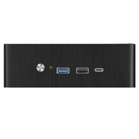 Mini PC de jeu professionnel JIERUICC 12e génération I9 12900H, Windows 11, PCIe4.0, double LAN 2.5G, WiFi6, DDR4, SSD/HDD, 16 Go de RAM, écran LCD, alliage brossé