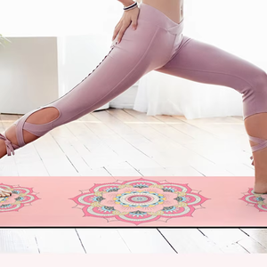 Tappetino <span class=keywords><strong>Yoga</strong></span> Mandala Personalizzato 5mm di Spessore in PU Ecologico Antiscivolo Pieghevole con Borsa per il Trasporto - Product Image 4