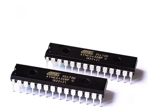 Componentes Electrónicos Integrados Originales ATMEGA328P-PU, Microcontrolador ATMEGA328P-PU IC MCU de 8 Bits, 32 KB de Memoria Flash, 28 DIP - Product Image 1
