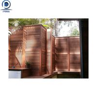 Volets de plantation en bois et PVC fenêtre et porte en arc