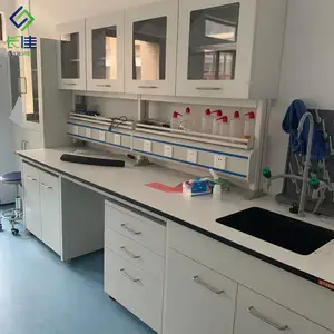 Customized Laboratory Furniture Lab Bench Working Table Medical Laboratory Cabinet Workbench Casework