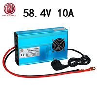 Chargeur haute puissance 600W LiFePO4 58.4V 10A pour stockage d'énergie, chargeur rapide pour véhicule électrique