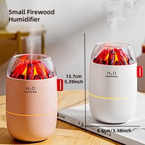 Умный увлажнитель воздуха 280 мл «Мини-Вулкан» с <span class=keywords><strong>LED</strong></span>-подсветкой, ароматерапией и функцией очистки воздуха, ультра-мягкий, с питанием от USB, для автомобиля и дома, пластиковый - Product Image 5