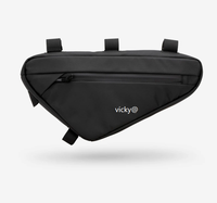 Vente flash : sac de selle triangulaire pour vélo, rangement pour téléphone sous le tube avant, sac de cadre de vélo