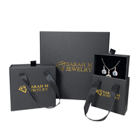 Boîte à bijoux personnalisée avec logo - Emballage en papier pour bagues et bracelets (Commandes en gros économiques)