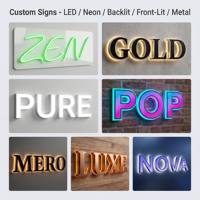 Enseigne néon LED personnalisée ZL Factory pour la publicité, la maison, le bureau, les mariages et les bars - Étanche IP65, certifiée CE, taille et couleur personnalisables