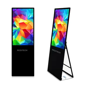 Led Display Ad Signage Advertising Full Screen Vertical Digital Tv Menu Board Outdoor