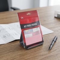 Pochette personnalisée multi-compartiments en PET/PE laminé avec encoche de déchirement pour kits de composants électroniques