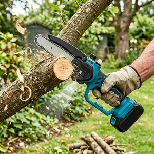 Mini-<span class=keywords><strong>tronçonneuse</strong></span> sans fil portable MKT DUC150 6 pouces 18V sans balais, pour l'<span class=keywords><strong>élagage</strong></span> des arbres à une main, idéale pour la ferme - Product Image 3