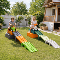 Ensemble de manèges en plastique pour enfants en bas âge, pour aire de jeux extérieure, garderie, école maternelle, crèche, dans le jardin, avec voitures