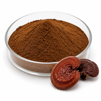 Extrait de champignon Reishi soluble dans l'eau, 30% de polysaccharides, extrait de Ganoderma Lucidum en poudre, approvisionnement en vrac