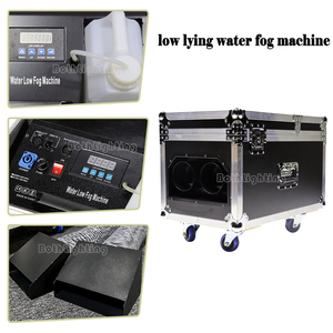 Macchina del fumo 3000W bassa che giace nebbia macchina acqua Base doppia uscita terra per la fase di festa di nozze danza sulle nuvole effetti - Product Image 2