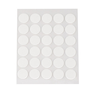 WS02 고품질 2cm 흰색 원형 점 양면 테이프 양초 심지 스티커 - Product Image 2
