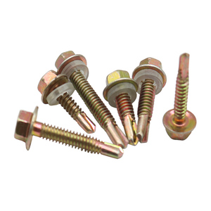 M10 Hexagonal en acier Au Carbone bride étanche <span class=keywords><strong>vis</strong></span> avec <span class=keywords><strong>rondelle</strong></span> en caoutchouc - Product Image 6