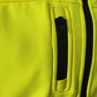 Venta caliente chaqueta Softshell de manga larga con tela de forro polar micro transpirable en EE. UU. Y Europa tela reflectante incluida