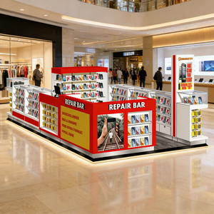 Kiosco de Accesorios para Teléfonos con Iluminación LED, MDF Ecológico, Creativo, para Compra y Recogida de Teléfonos, Exhibidores Personalizados - Product Image 1