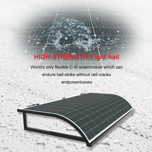 แผงโซลาร์เซลล์แบบยืดหยุ่น 520W ETFE โมโนคริสตัลไลน์ สำหรับรถบ้าน เรือ แคมป์ปิ้ง กันน้ำ IP67 ประสิทธิภาพ 21% - Product Image 3