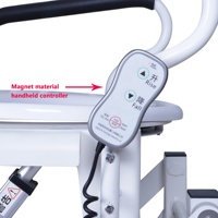 Chaise de toilette portable, fauteuil de transfert, chaise de toilette pour handicapés et patients