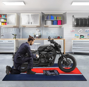 Tapis de moto MD Brand MD-R1128 78 x 31 pouces, imperméable, antidérapant, protection de sol de garage de moyenne intensité, utilisation en intérieur, 1 an - Product Image 2