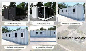 Thiết Kế Mới Đúc Sẵn Sống Mở Rộng 40ft Vận Chuyển Container Nhà Đúc Sẵn Với Phòng Tắm - Product Image 2