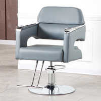 Fauteuil de Barbier Commercial de Luxe Contemporain en Cuir PU, Idéal pour Salon de Coiffure et Usage Domestique – Vente en Gros de Mobilier de Salon
