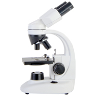 Optical HD WF10X 400X Adjustable Double-Layered Mechanical Compound Biological LED Binocular Microscope LARREX 4x/10x/40x