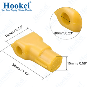 Chất lượng cao ABS và ABS từ an ninh hiển thị móc khóa cho cửa hàng và siêu thị sử dụng <span class=keywords><strong>slatwall</strong></span> móc bao gồm - Product Image 1