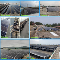 Système de montage solaire au sol BRISTAR avec support de ballast en plastique plat pour panneaux photovoltaïques en HDPE et PP