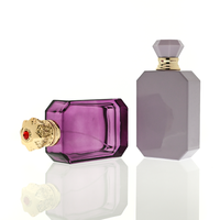 Flacons de parfum en verre vides de forme élégante et spéciale, 30 ml, 50 ml, 100 ml, avec pompe vaporisateur de luxe