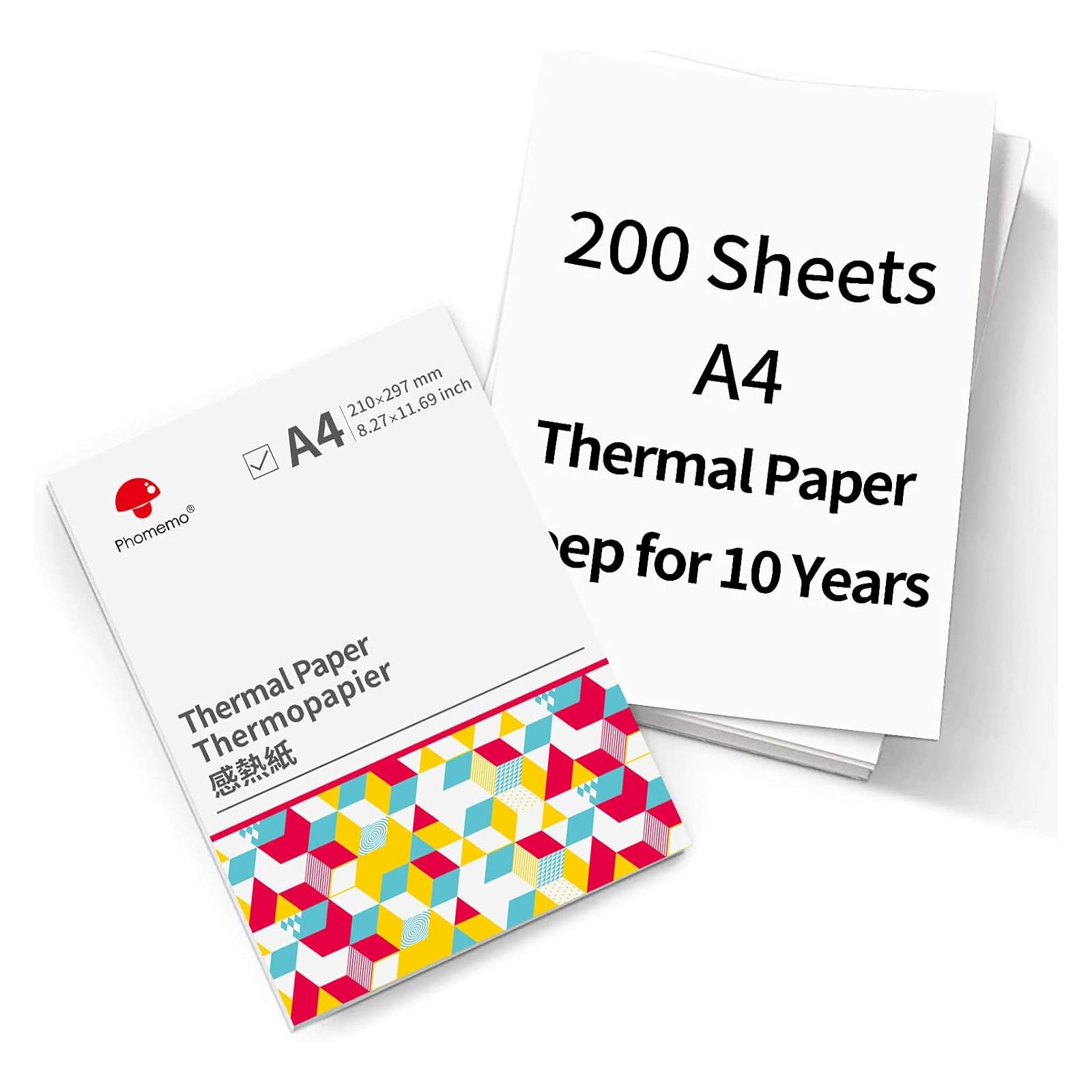 Papel A4-200 hojas (Q22-DZF2-RMSG10-A4) Blanco