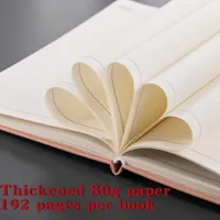 Cuaderno A5 promocional personalizado de piel de oveja de negocios, cuaderno de notas de 80 páginas para regalo corporativo