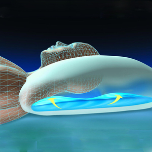 <span class=keywords><strong>Oreiller</strong></span> de cou de voyage thérapeutique portable avec base amovible remplie d'eau Caractéristiques de massage de remplissage en fibres creuses pour les hôtels - Product Image 2