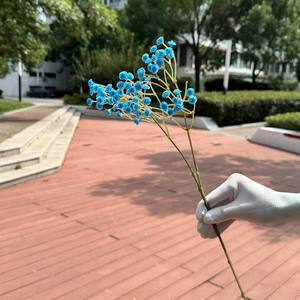 Bouquet de fleurs artificielles en plastique pour la décoration de maison et de mariage - Product Image 5