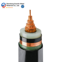 Cables de Potencia XLPE de Alta Tensión con Núcleo de Cobre YJV22 de 3x70mm, 3x95mm, 3x120mm para Ferrocarril Industrial, 10kV, 15kV, 36kV