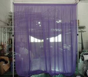 Chiffon Curtains <b>Backdrop</b> Wedding Adjustable Pipe and Drape Durable Pipe and Drape - Product Image 3