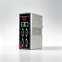 Gateway Industrial 5G Montado en Riel, Compatible con 4G, Carcasa Metálica, Diseño para Amplio Rango de Temperatura, Transmisión de Datos Inalámbrica RS485