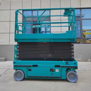 Gunting Lift Lift Mini tolok 6 Meter 8 Meter gunting swadorong garpu pengangkat hidrolik Harga <span class=keywords><strong>Platform</strong></span> - Product Image 4