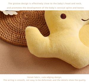 Venta al por mayor de <span class=keywords><strong>Amazon</strong></span>, gran oferta, almohada de terciopelo y poliéster para bebé, almohada protectora para la cabeza de bebé, almohada de elefante para bebé - Product Image 5