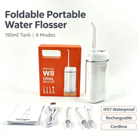 Fabricant OEM ODM de mini irrigateurs buccaux pliables sans fil rechargeables par USB pour la maison, les voyages et les camping-cars, pour le nettoyage des dents