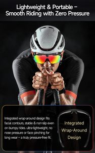 Lunettes Intelligentes 4K HD avec Caméra Anti-Tremblement, Haut-parleurs Stéréo 3D, Caméra d'<span class=keywords><strong>Action</strong></span> Sportive Polarisée UV400 pour Lunettes d'Extérieur IA - Product Image 2