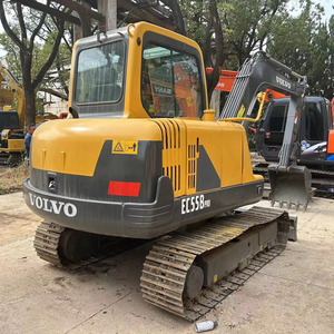 Hot bán sử dụng Volvo ec55b Pro Mini Máy Xúc 5 tấn hoạt động trọng lượng PLC lõi động cơ giá thấp 5 tấn máy xúc để bán Cổ Phiếu - Product Image 3